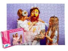 Cadre-photo puzzle - grand, rectangle large